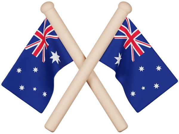 Drapeau de l'australie  3D Icon