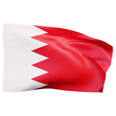 Drapeau de Bahreïn  3D Icon