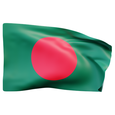 Drapeau du Bangladesh  3D Icon