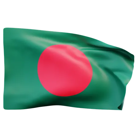 Drapeau du Bangladesh  3D Icon