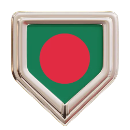 Drapeau du Bangladesh  3D Icon