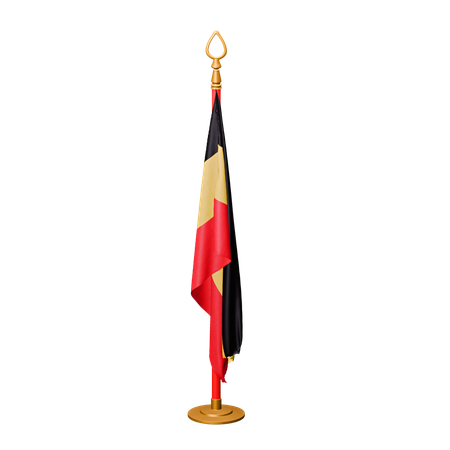 Drapeau belge  3D Icon