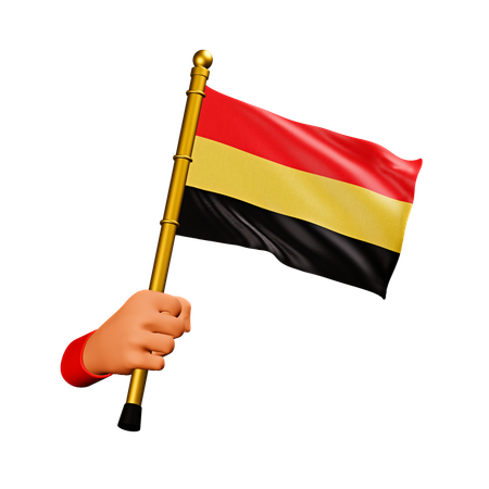 Drapeau belge  3D Icon