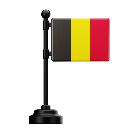 Drapeau belge  3D Icon