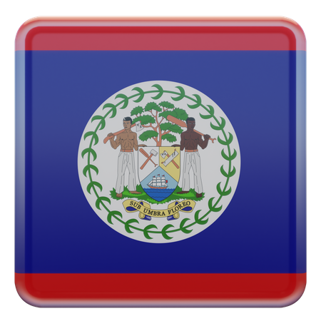Drapeau du Belize  3D Flag