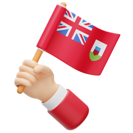 Drapeau des Bermudes  3D Icon