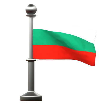 Drapeau de la Bulgarie  3D Icon