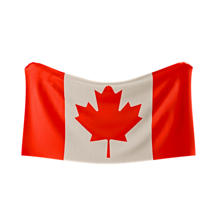 Drapeau canadien  3D Icon