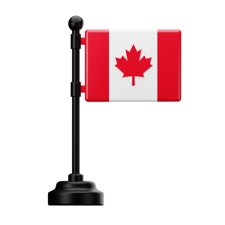 Drapeau canadien  3D Icon