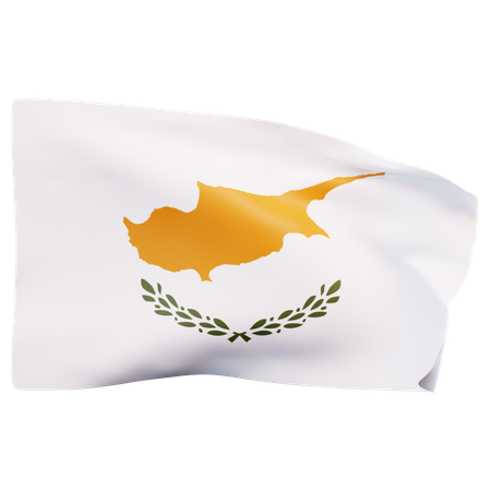 Drapeau de Chypre  3D Icon