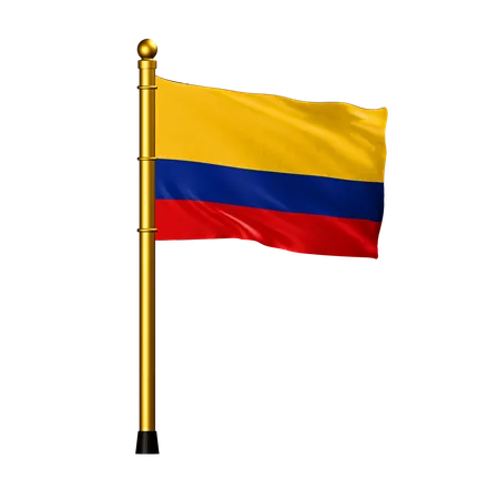 Drapeau de la Colombie  3D Icon