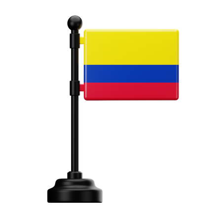 Drapeau de la Colombie  3D Icon