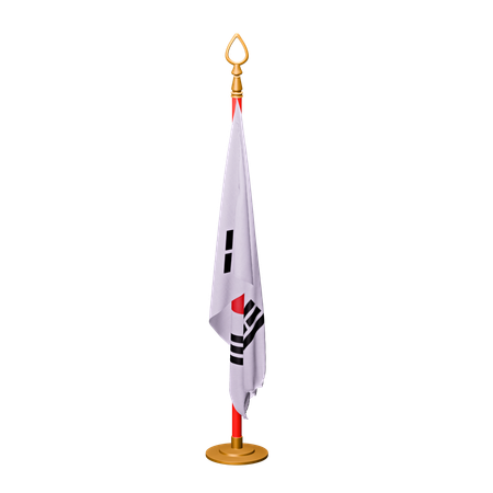 Drapeau de la corée du sud  3D Icon