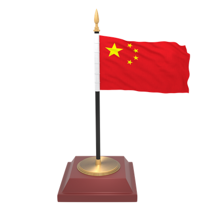 Drapeau de la Chine  3D Icon