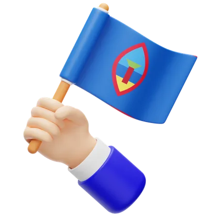 Drapeau de Guam  3D Icon