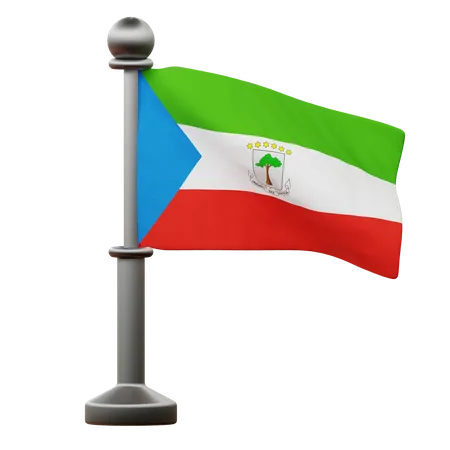 Drapeau de la Guinée équatoriale  3D Icon