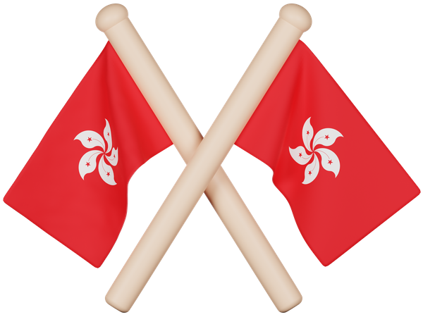 Drapeau de Hong Kong  3D Icon