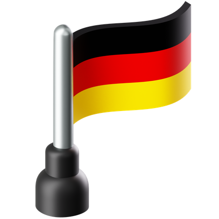 Drapeau de l'allemagne  3D Icon