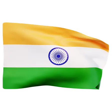 Drapeau Inde  3D Icon