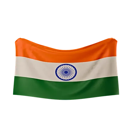 Drapeau Inde  3D Icon