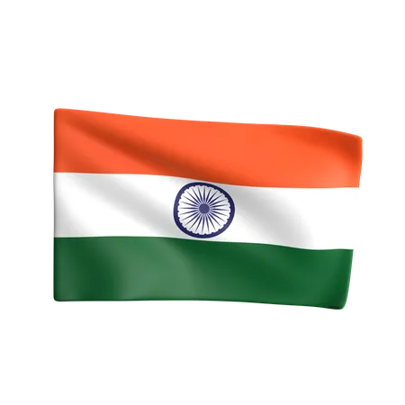 Drapeau Inde  3D Icon