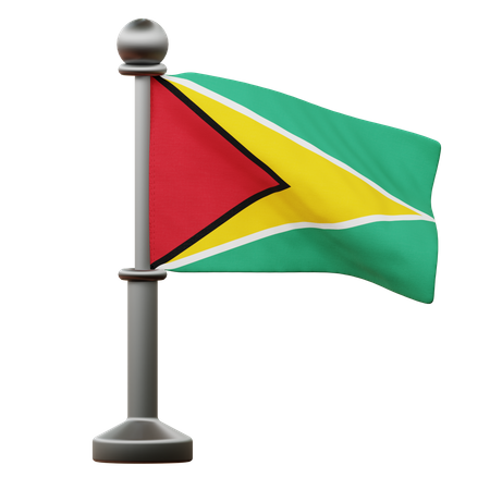 Drapeau de la Guyane  3D Icon