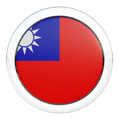 Drapeau de la république de Chine de Taïwan  3D Flag