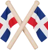 drapeau de la république dominicaine