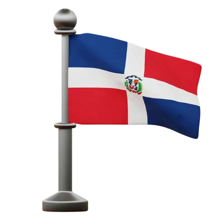 Drapeau de la république dominicaine  3D Icon