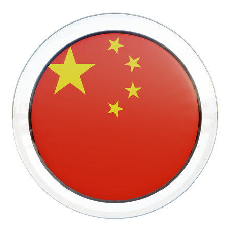 Drapeau de la république populaire de Chine  3D Flag