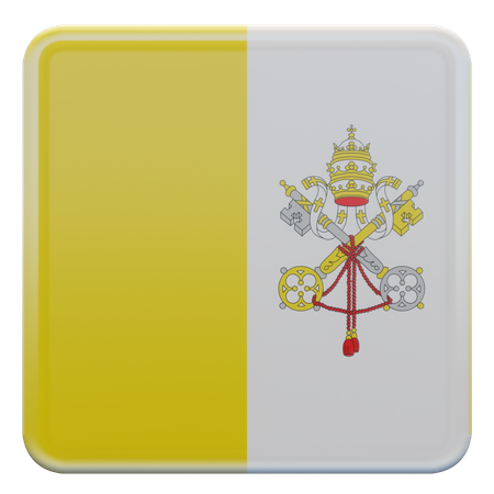 Drapeau de la cité du Vatican  3D Flag