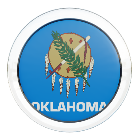 Drapeau de l'oklahoma  3D Flag