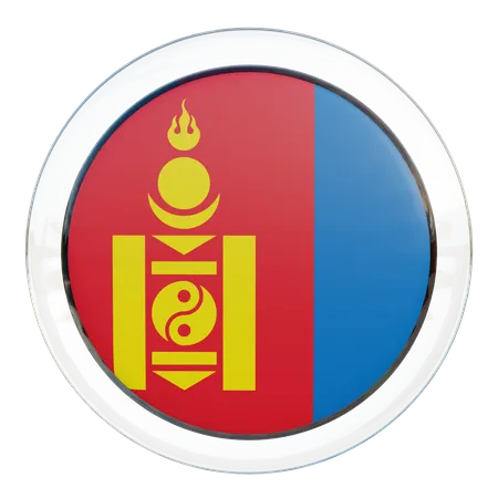 Drapeau de la Mongolie  3D Flag