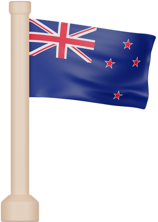 Drapeau de la Nouvelle-Zélande  3D Icon