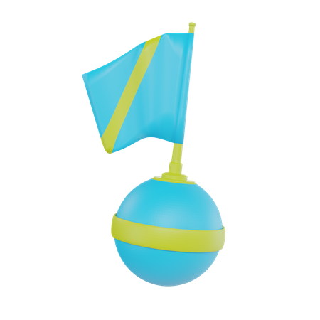 Drapeau de plongée  3D Icon