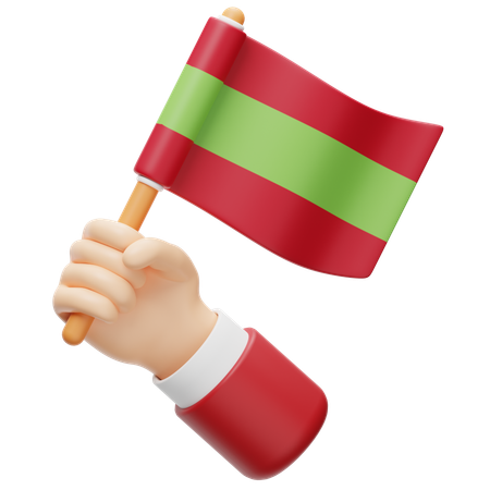 Drapeau de la Transnistrie  3D Icon