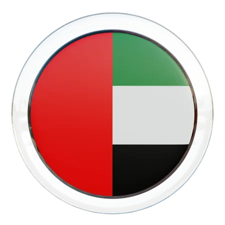 Drapeau des Émirats arabes unis  3D Flag