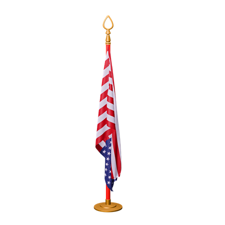 Drapeau des états-unis d'amérique  3D Icon