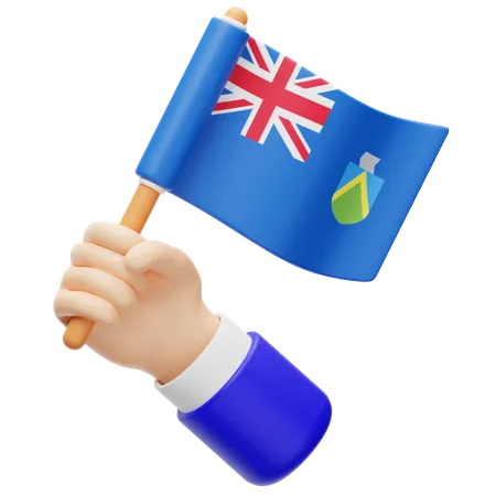 Drapeau des îles Pitcairn  3D Icon