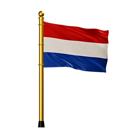 Drapeau des Pays-Bas  3D Icon