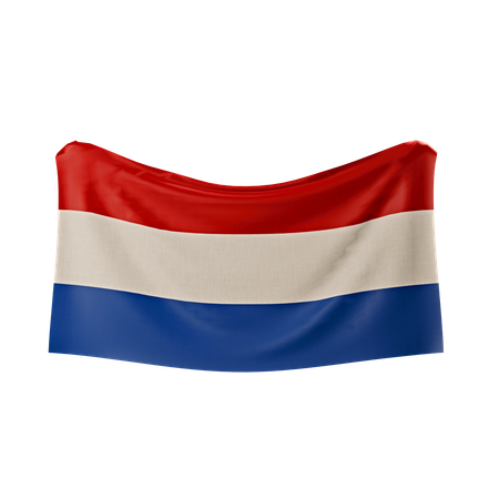 Drapeau des Pays-Bas  3D Icon