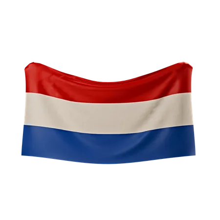 Drapeau des Pays-Bas  3D Icon