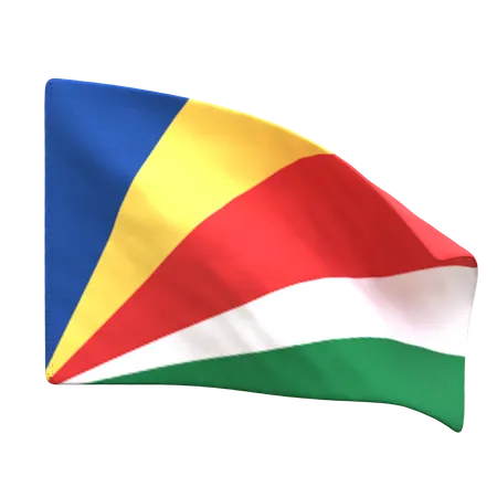 Drapeau des seychelles  3D Icon