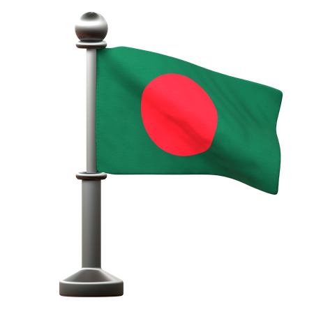Drapeau du Bangladesh  3D Icon