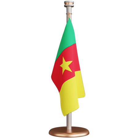 Drapeau du Cameroun  3D Icon