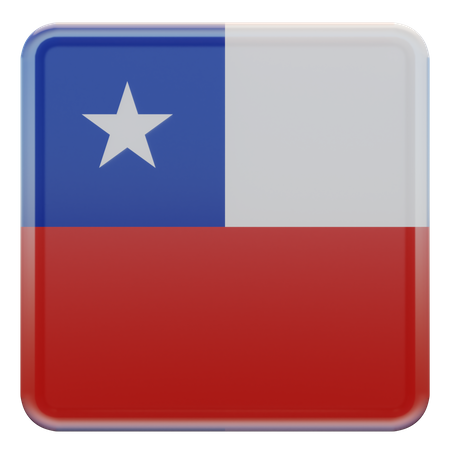 Drapeau du chili  3D Icon