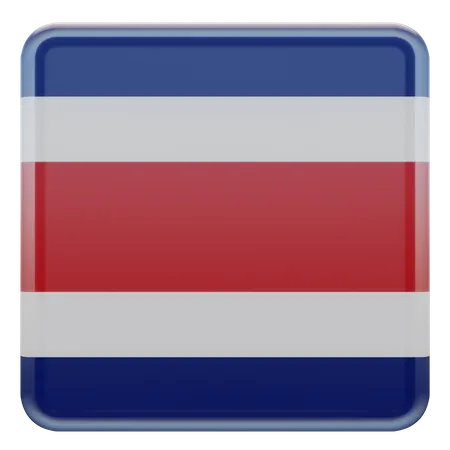 Drapeau du costa rica  3D Flag