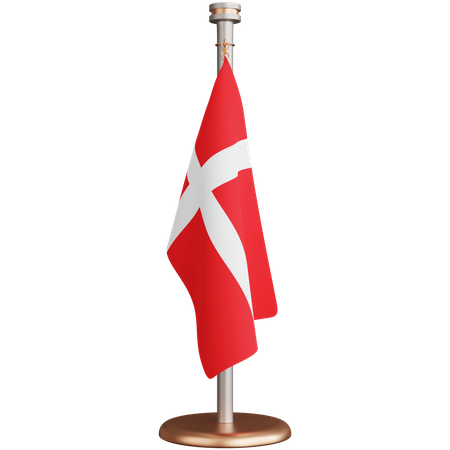 Drapeau du Danemark  3D Icon