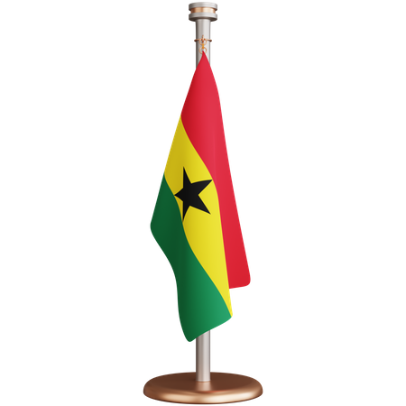 Drapeau du Ghana  3D Icon