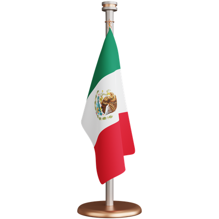 Drapeau du Mexique  3D Icon